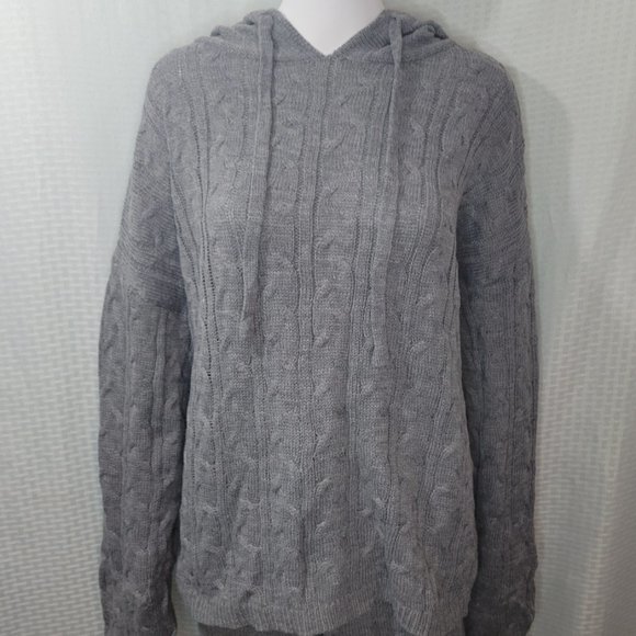 Can You Knit It Sweater Set - Color: Heather Grey, Size: 1X - Picture 11 of 13